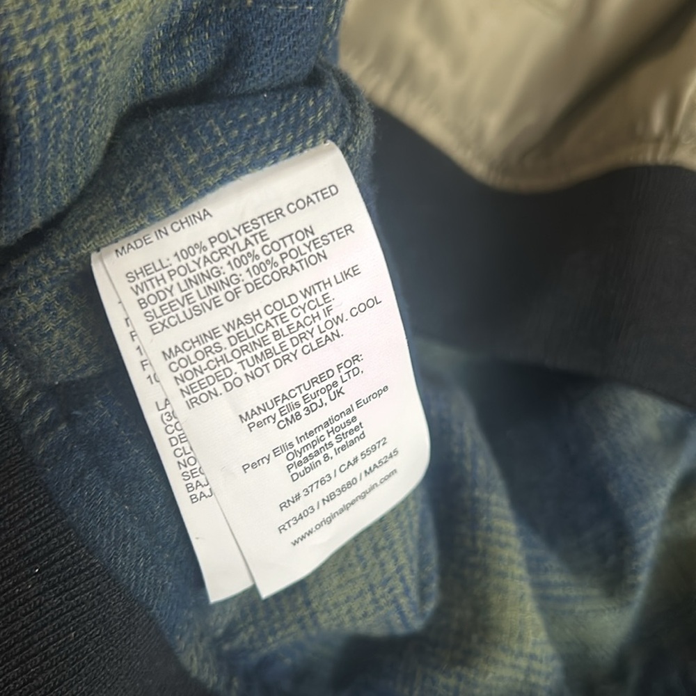 NWT Penguin olive bomber jacket - Picture 9 of 14